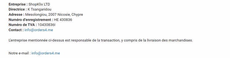 Mentions Legales